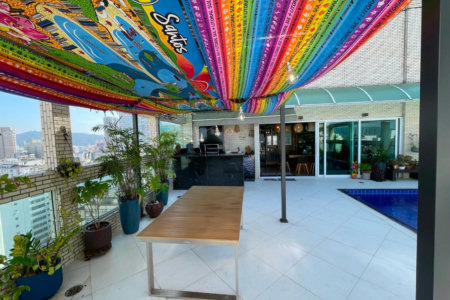 Cobertura com 3 dormitórios à venda, 320 m² por R$ 3.100.000,00 - Gonzaga - Santos/SP