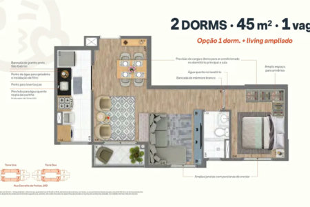 Apartamento à venda com 2 quartos em Vila Andrade, São Paulo, SP