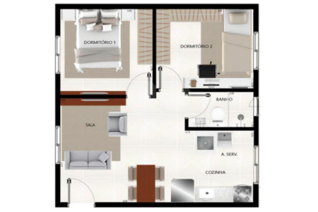 Apartamento à venda com 2 quartos em Vila Guilhermina, São Paulo, SP