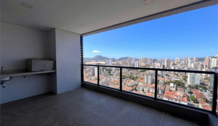Apartamento com 2 dormitórios à venda, 82 m² por R$ 990.000,00 - Aparecida - Santos/SP