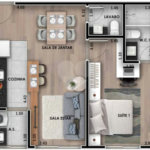 Apartamento à venda com 1 suíte em Alvinópolis, Atibaia, SP