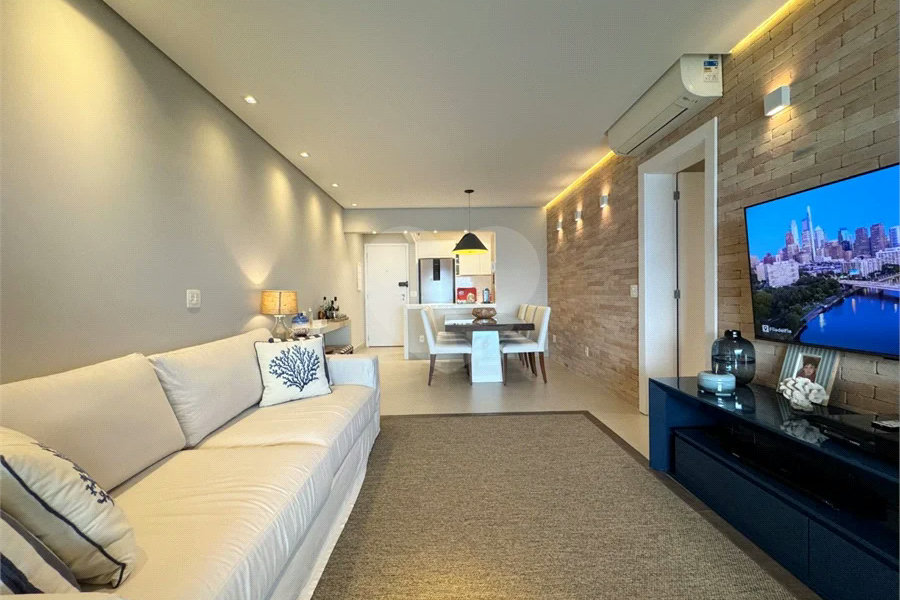 Apartamento à venda com 3 quartos, sendo 2 suítes,  em Riviera de São Lourenço, Bertioga, SP