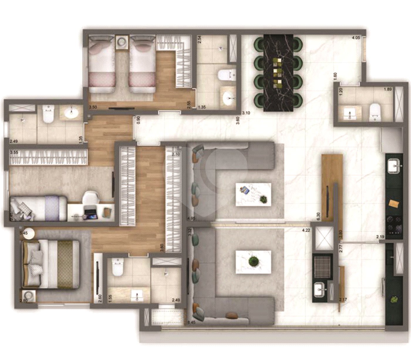 Apartamento à venda com 4 quartos, sendo 3 suítes, em Vila São José (ipiranga), São Paulo, SP
