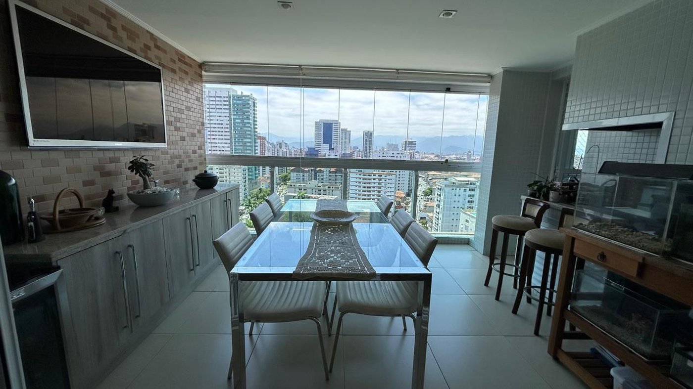 Apartamento com 3 dormitórios à venda, 126 m² por R$ 1.590.000,00 - Boqueirão - Santos/SP