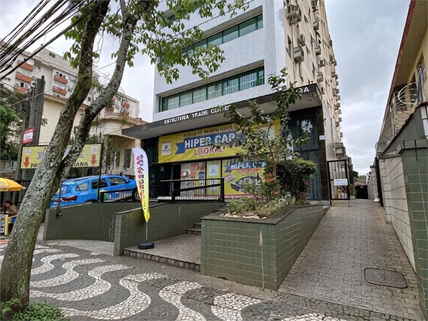 Sala para alugar, 121 m² por R$ 4.500,00 - Vila Mathias - Santos/SP