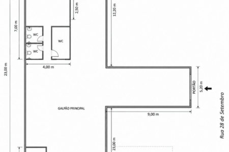 Galpão para alugar, 364 m² por R$ 13.739,92/mês - Macuco - Santos/SP