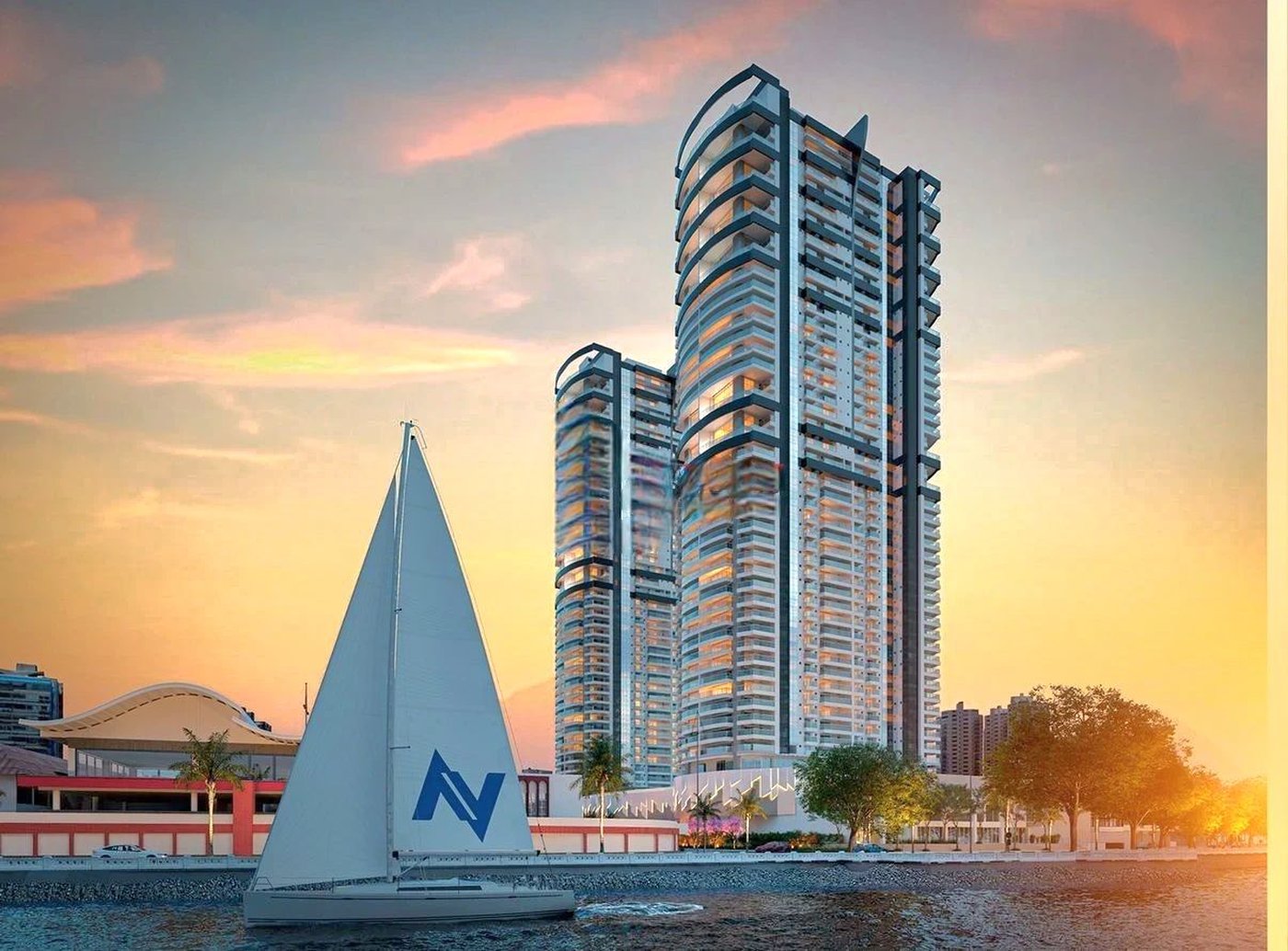 Apartamento à venda, 227 m² por R$ 6.000.000,00 - Ponta da Praia - Santos/SP