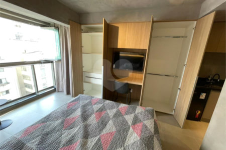 Apartamento à venda ou para alugar com 1 quarto em Consolação, São Paulo, SP