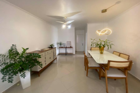Apartamento com 3 dormitórios à venda, 114 m² por R$ 799.000,00 - Campo Grande - Santos/SP
