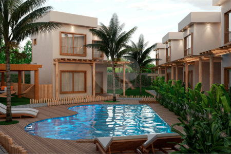 Casa à venda com 1 quarto, sendo 2 suítes, no condomínio Residencial Portal Canoê, Porto Seguro - BA
