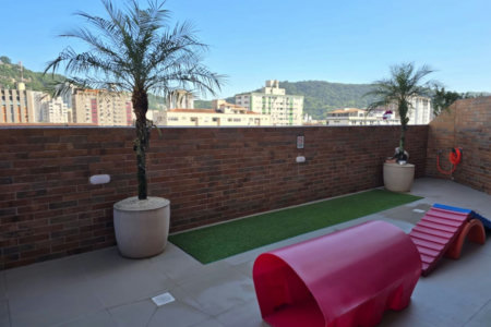 Apartamento com 1 dormitório à venda, 40 m² por R$ 660.000,00 - Campo Grande - Santos/SP