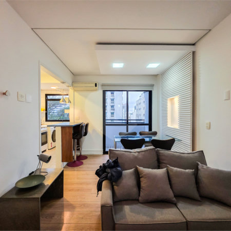 Apartamento para alugar com 1 suíte em Pinheiros, São Paulo, SP