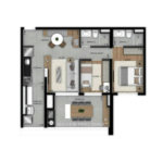 Apartamento para alugar com 2 quartos, sendo 1 suíte, em Butantã, São Paulo, SP