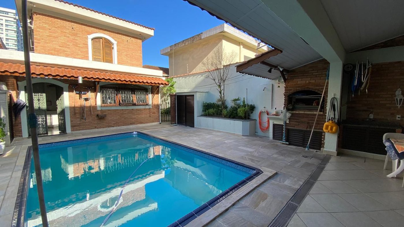 Casa com 4 dormitórios à venda, 380 m² por R$ 2.400.000,00 - Embaré - Santos/SP