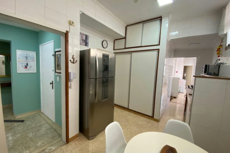 Apartamento com 2 dormitórios para alugar, 163 m² por R$ 6.400,00/mês - José Menino - Santos/SP