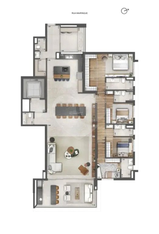 Apartamento à venda com 4 suítes em Vila Clementino, São Paulo, SP