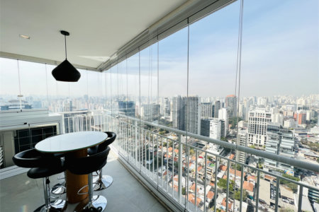 Apartamento venda / locação Vila Nova Conceição, 80m², andar alto, 1 suíte e 2 vagas