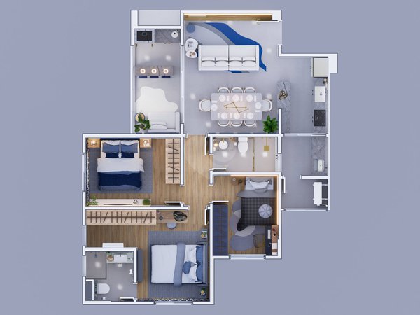 Apartamento 87m² 1