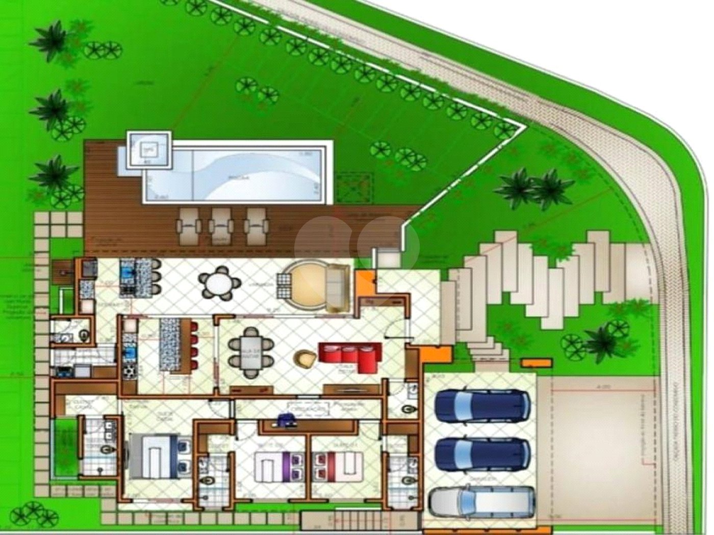 Casa à venda com 3 suítes no condomínio Residencial Belvedere I, Votorantim - SP