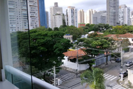 Apartamento à venda com 1 quarto em Brooklin Paulista, São Paulo, SP