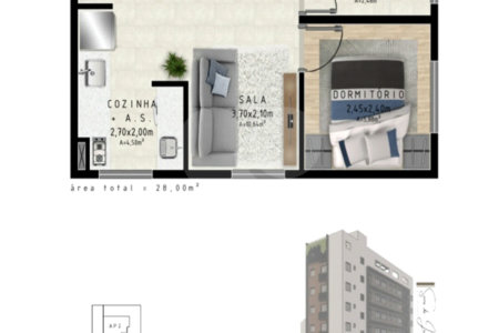 Apartamento à venda com 1 quarto em Quarta Parada, São Paulo, SP