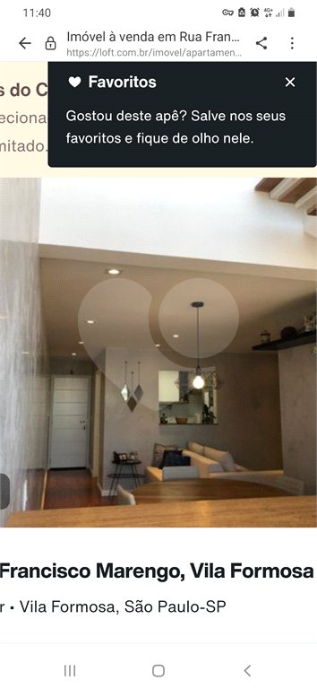 Apartamento à venda com 3 quartos, sendo 1 suíte, em Tatuapé, São Paulo, SP
