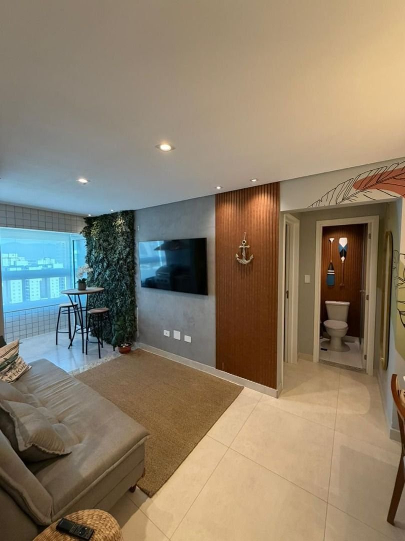 Apartamento com 1 dormitório à venda, 58 m² por R$ 585.000,00 - Canto do Forte - Praia Grande/SP