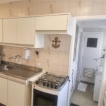 Apartamento porteira fechada com vista para o mar e lazer completo em Pitangueiras – Guarujá