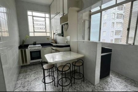 Apartamento para alugar, 110 m² por R$ 5.000,02 - Boqueirão - Santos/SP