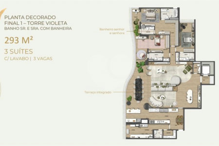 Apartamento à venda com 3 suítes em Água Branca, São Paulo, SP