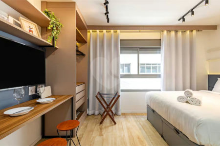 APARTAMENTO COM 1 QUARTO E 1 BANHEIRO PARA LOCAÇÃO 21M PARAÍSO SÃO PAULO