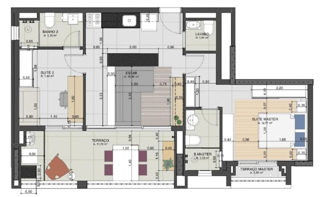 Apartamento à venda com 2 suítes em Pinheiros, São Paulo, SP