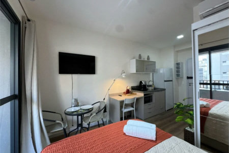 Apartamento à venda com 1 quarto em Vila Cordeiro, São Paulo, SP
