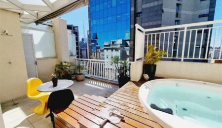 Cobertura à venda com 1 suíte em Bela Vista, São Paulo, SP