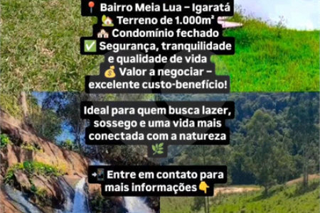 Terreno à venda em Aguas de Igaratá, Igaratá, SP