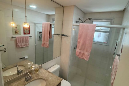 Apartamento Alto Padrão, 103 m² e 3 dormitórios à venda no José Menino - Santos/SP