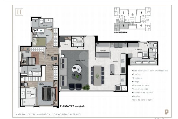 Apartamento 165m² 2