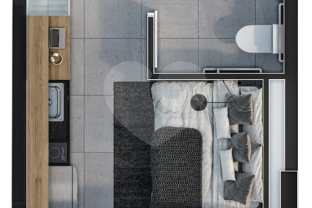 Apartamento à venda com 1 quarto em Jardim Paulista, São Paulo, SP