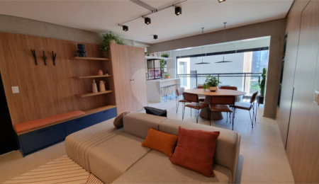 Apartamento à venda com 1 suíte em Indianópolis, São Paulo, SP