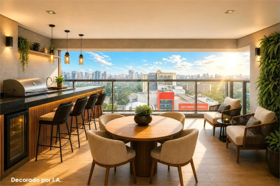 Apartamento para venda em Vila Clementino com 3 quartos, sendo 3 suítes, 177m²