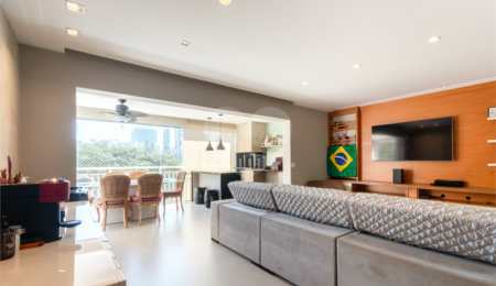 Apartamento à venda com 4 quartos, sendo 2 suítes,  em Brooklin, São Paulo, SP