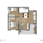 Apartamento à venda com 2 quartos, sendo 1 suíte, em Campo Grande, São Paulo, SP