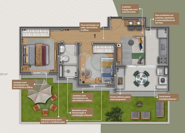 Apartamento 79m² 2