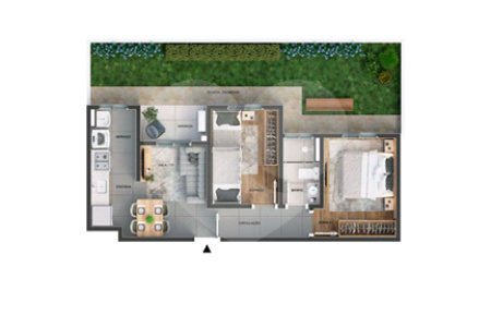 Apartamento à venda com 2 quartos em Caguassu, Sorocaba, SP