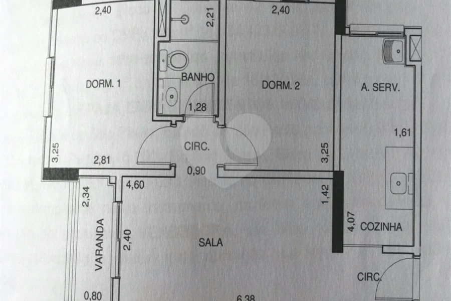 Apartamento à venda com 2 quartos em Castelo, Santos, SP