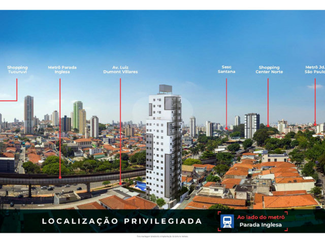 Apartamento à venda com 1 quarto em Parada Inglesa, São Paulo, SP