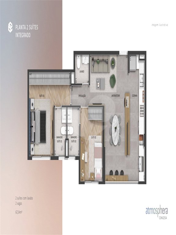 Apartamento à venda com 3 suítes no Centro, Indaiatuba, SP