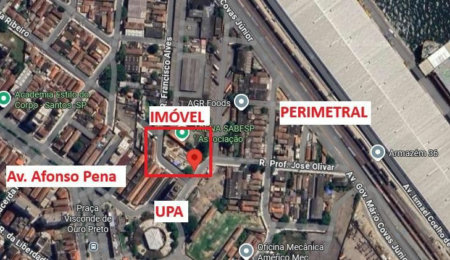 Terreno para alugar, 1910 m² por R$ 35.000,00/mês - Estuário - Santos/SP