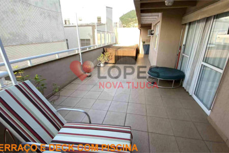 Cobertura à venda com 4 quartos, sendo 1 suíte, em Tijuca, Rio de Janeiro, RJ