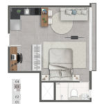 Studio à venda ou para alugar com 1 quarto em Santana, São Paulo, SP